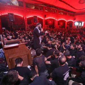 حسین تا به ابد پرچم تو بالا